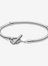 Pandora Moments T-Bar Snake Chain Bracelet Size 17
