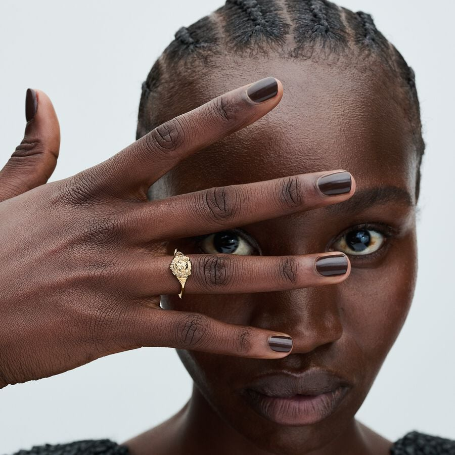 Pandora Game of Thrones Lannister Lion Ring Size 9