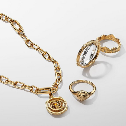 Pandora Game of Thrones Lannister Lion Ring Size 9