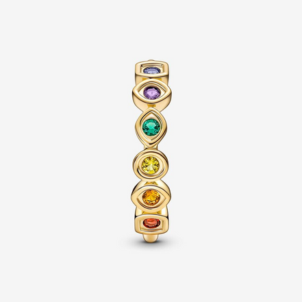 Pandora Marvel The Avengers Infinity Stones Ring Size 7