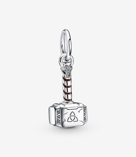 Pandora Marvel The Avengers Thor's Hammer Dangle Charm
