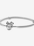 Pandora Disney Minnie Mouse Snake Chain Charm Bracelet Size 16
