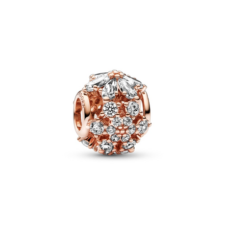 Pandora Moments Sparkling Herbarium Cluster Round Charm