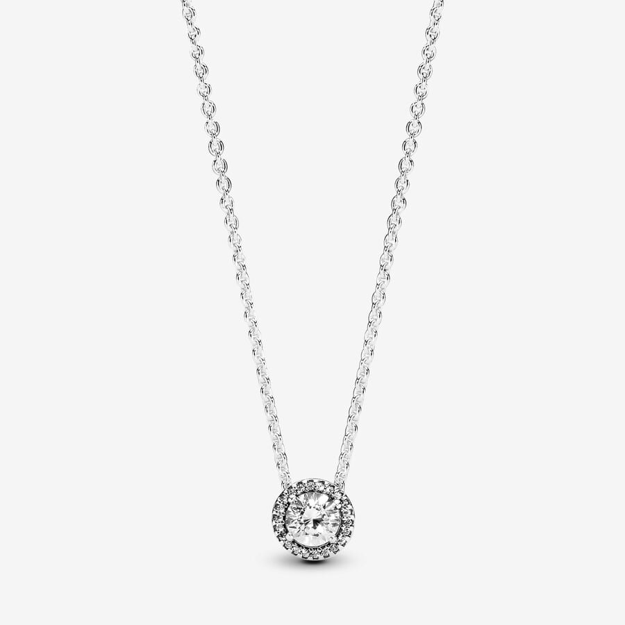 Pandora Timeless Round Sparkle Necklace 45 cm