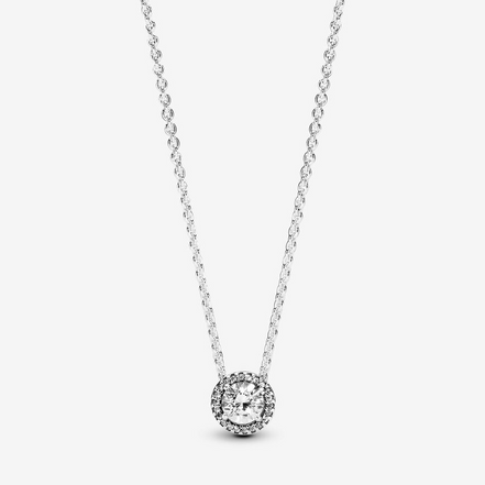 Pandora Timeless Round Sparkle Necklace 45 cm