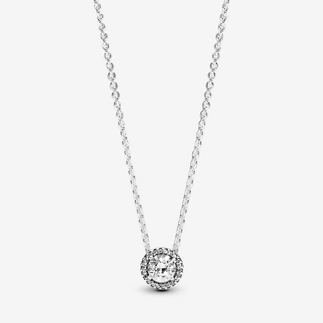 Pandora Timeless Round Sparkle Necklace 45 cm