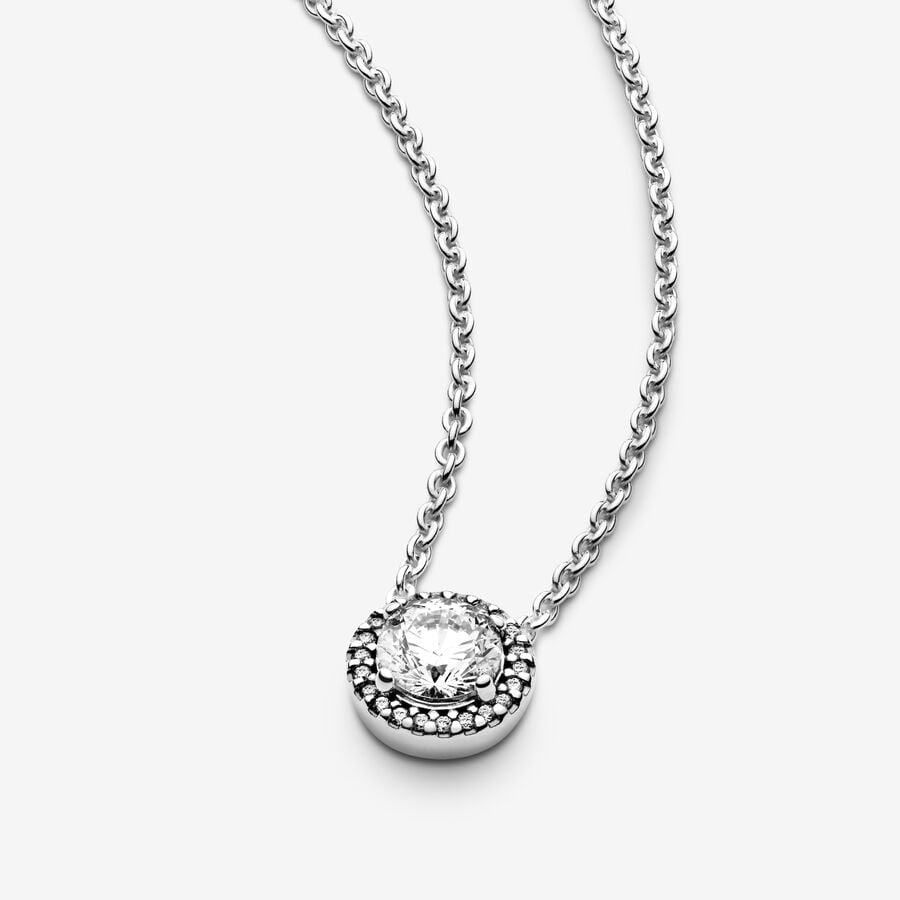 Pandora Timeless Round Sparkle Necklace 45 cm