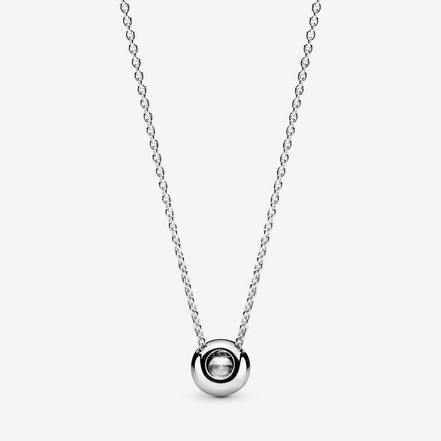 Pandora Timeless Round Sparkle Necklace 45 cm