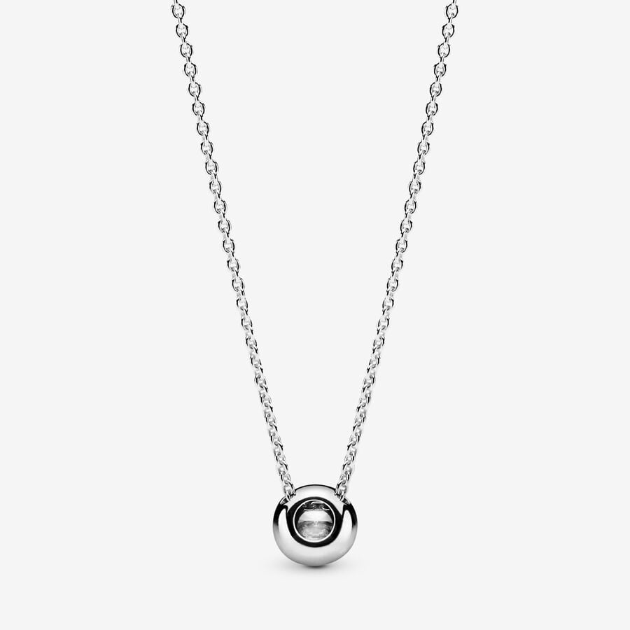 Pandora Timeless Round Sparkle Necklace 45 cm