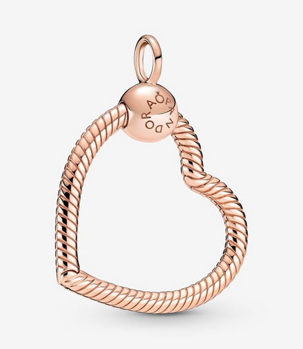 Pandora Moments Rose Heart Charm Pendant
