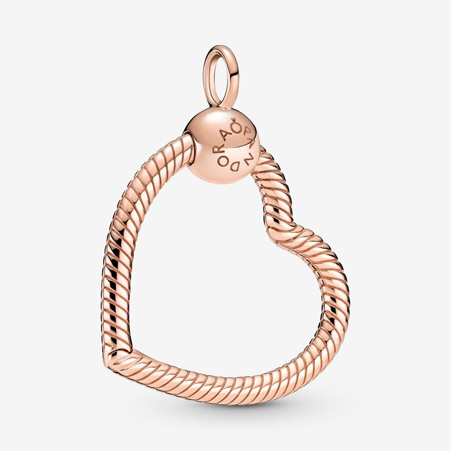 Pandora Moments Rose Heart Charm Pendant