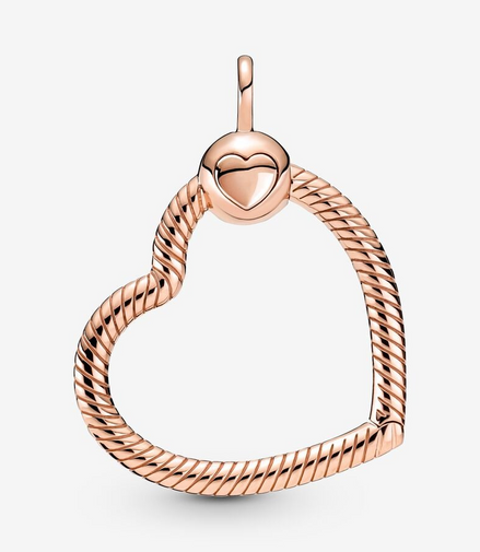 Pandora Moments Rose Heart Charm Pendant