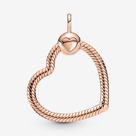 Pandora Moments Rose Heart Charm Pendant