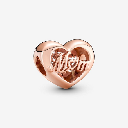 Pandora Moments Thank You Mom Heart Charm