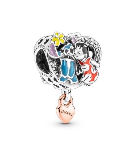 Pandora Disney Ohana Lilo & Stitch Inspired Charm