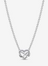 Pandora Moments Sparkling Infinity Heart Collier Necklace
