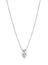 Pandora Timeless Double Heart Pendant Sparkling Collier Necklace