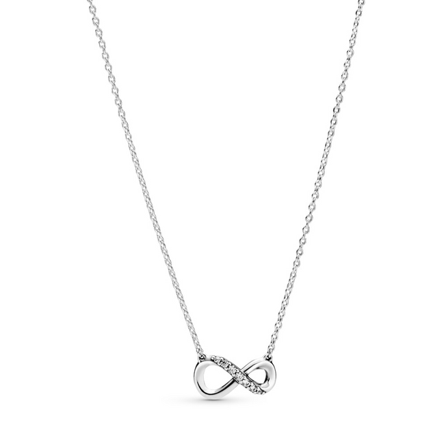 Pandora Moments Sparkling Infinity Collier Necklace 50 cm