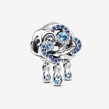 Pandora Moments Cloud And Swallow Charm
