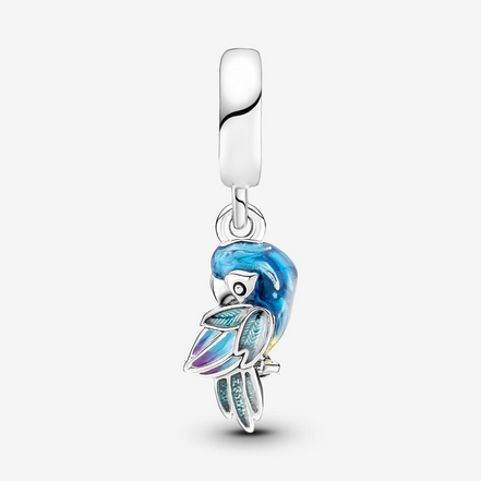 Pandora Moments Jungle Paradise Parrot Dangle Charm