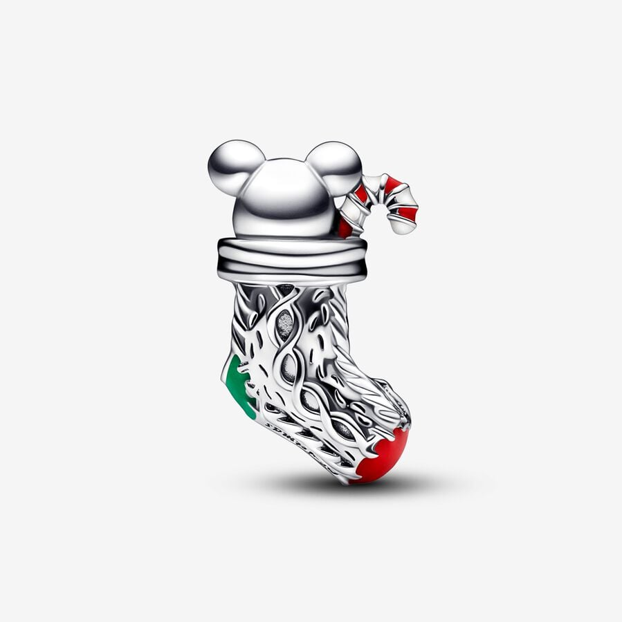 Pandora Moments Festive Mouse And Stocking Charm