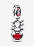 Pandora Moments Red Nose Reindeer Murano Dangle Charm