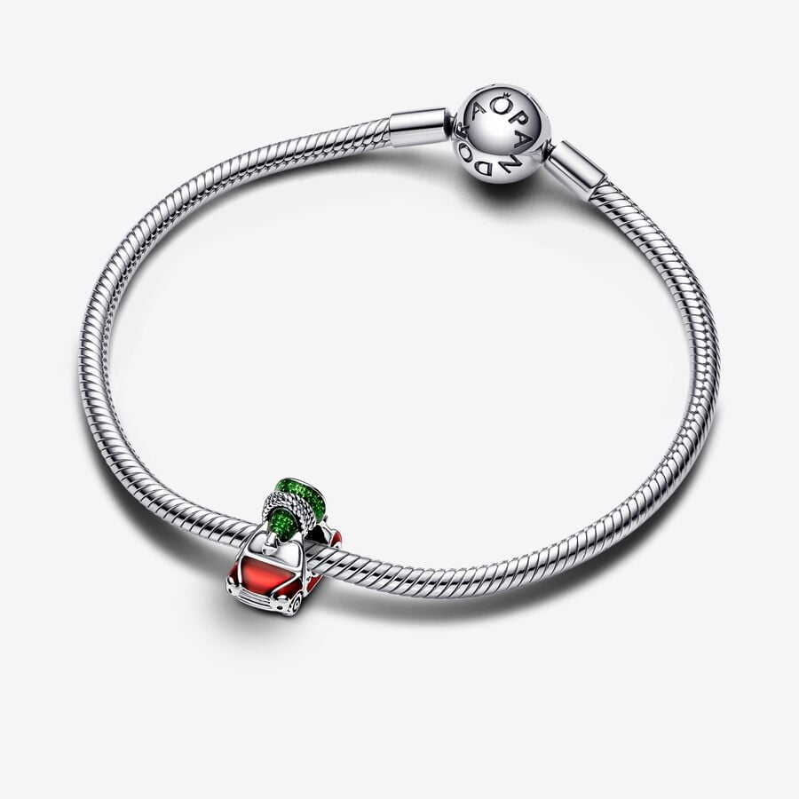 Pandora Moments Festive Car And Christmas Tree Charm