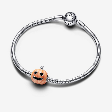 Pandora Moments Glow-In-The-Dark Spooky Pumpkin Charm