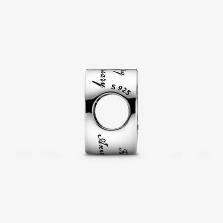 Pandora Moments Pavé And  Heart Anniversary Charm
