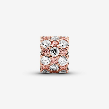 Pandora Timeless Pink And Clear Sparkle Charm