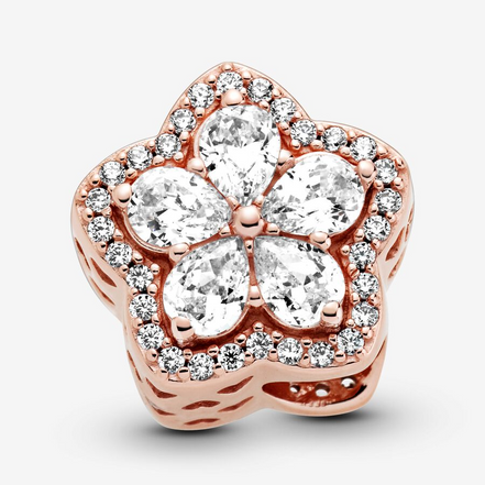 Pandora Timeless Sparkling Snowflake Pavé Charm