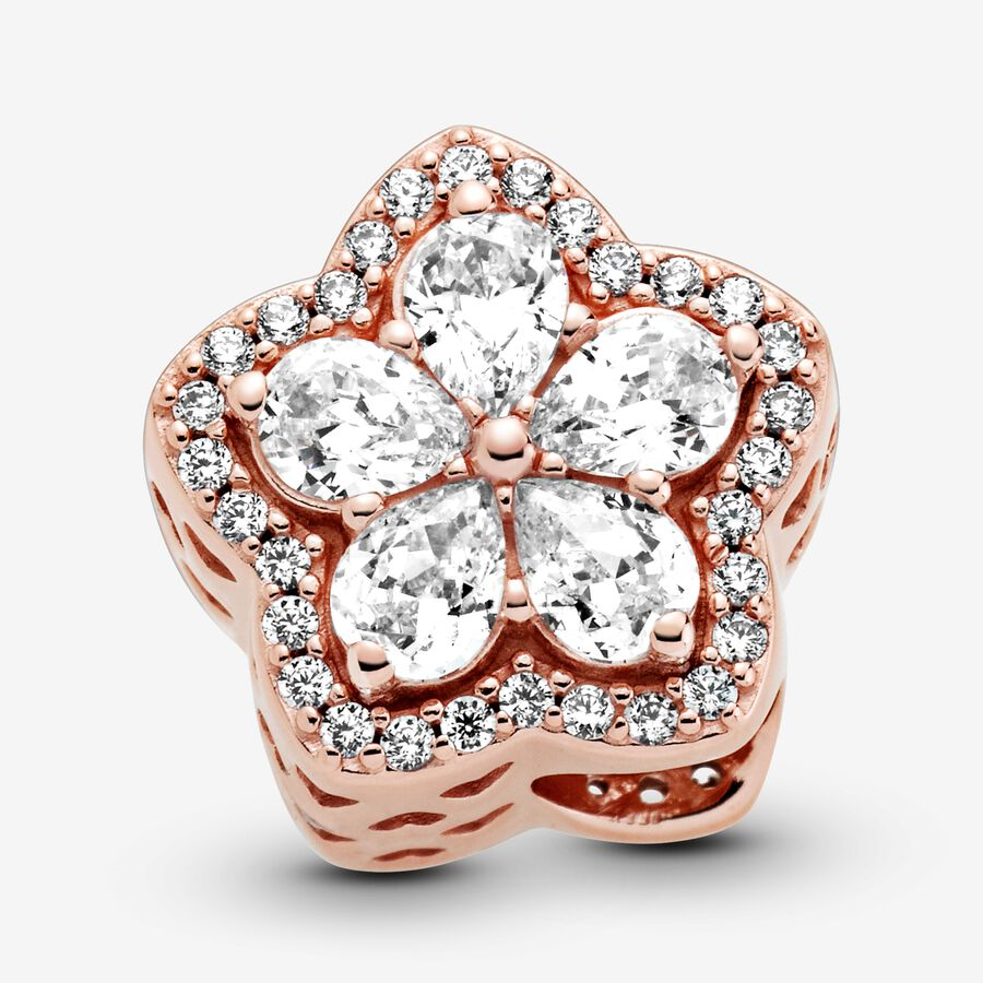 Pandora Timeless Sparkling Snowflake Pavé Charm