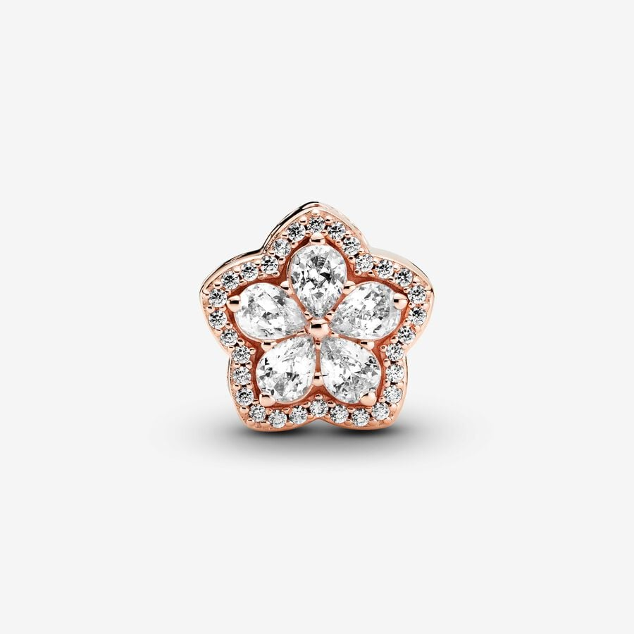 Pandora Timeless Sparkling Snowflake Pavé Charm