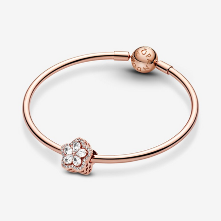 Pandora Timeless Sparkling Snowflake Pavé Charm