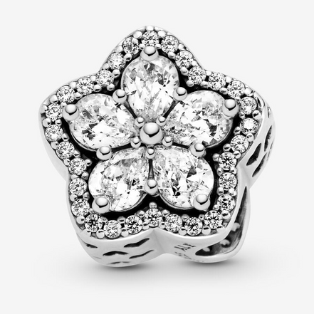Pandora Timeless Sparkling Snowflake Pavé Charm