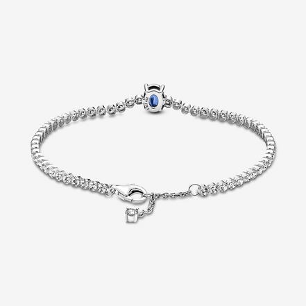 Pandora Timeless Sparkling Pavé Tennis Bracelet Size 18
