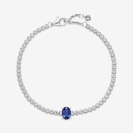 Pandora Timeless Sparkling Pavé Tennis Bracelet Size 18