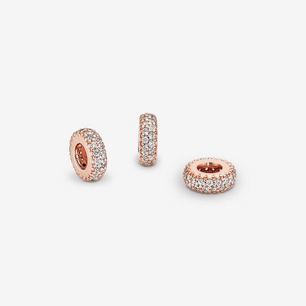 Pandora Timeless Clear Sparkle Spacer Charm