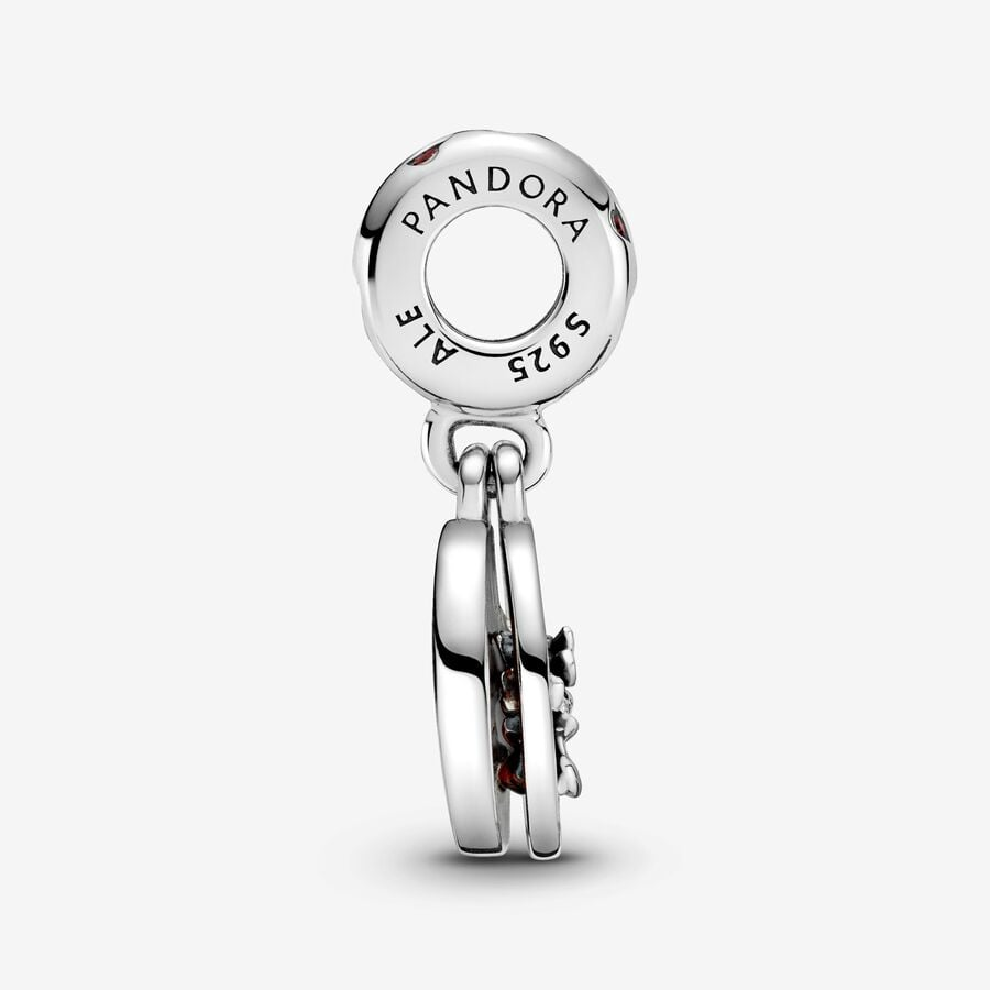 Pandora Disney Mickey Mouse & Minnie Mouse Love and Kisses Dangle Charm