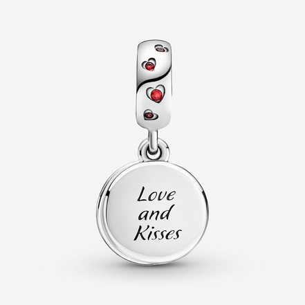 Pandora Disney Mickey Mouse & Minnie Mouse Love and Kisses Dangle Charm