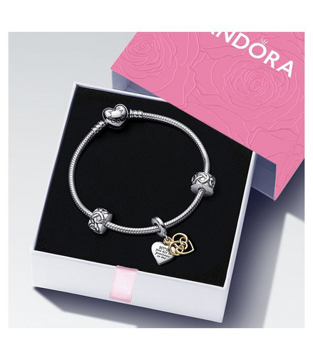 Pandora Timeless Lab-Grown Diamond And Hearts Bracelet Gift Set