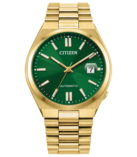 Citizen Tsuyosa Automatic Green Dial Yellow Gold-Tone Watch