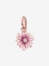 Pandora Moments Pink Daisy Flower Dangle Charm