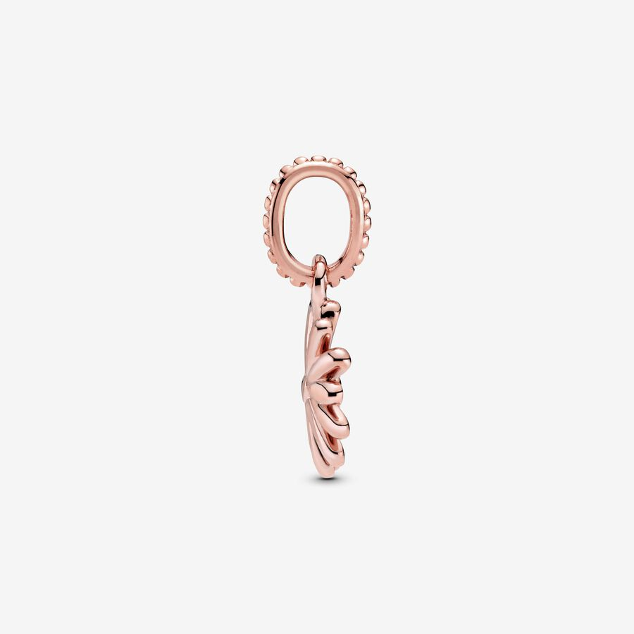 Pandora Moments Pink Daisy Flower Dangle Charm
