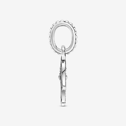 Pandora Moments Silver Beaded Protective Hamsa Hand Dangle Charm
