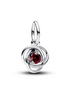 Pandora Moments January Red Eternity Circle Dangle Charm