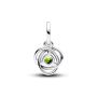Pandora Moments August Spring Green Eternity Circle Dangle Charm