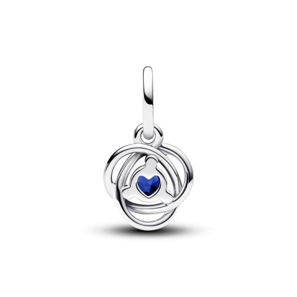 Pandora Moments September Blue Eternity Circle Dangle Charm