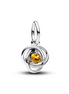 Pandora Moments November Honey Eternity Circle Dangle Charm