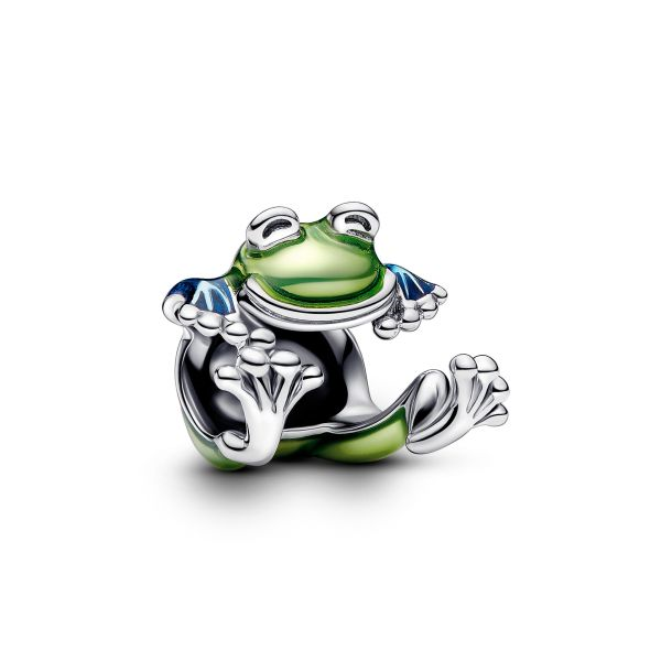 Pandora Moments Climbing Frog Charm
